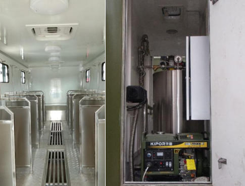 重汽豪沃淋浴车