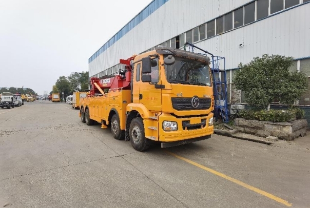 国六陕汽德龙前四后八拖吊分离清障车