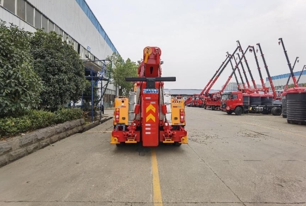 国六陕汽德龙前四后八拖吊分离清障车