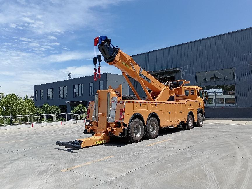 国六重汽豪沃前四后八拖吊分离清障车