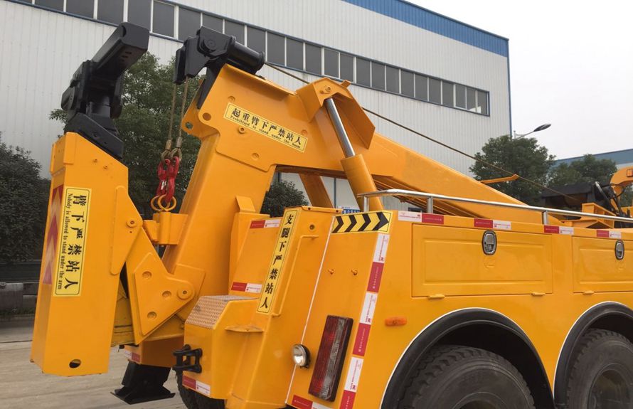 东风特商153后双桥重型清障车