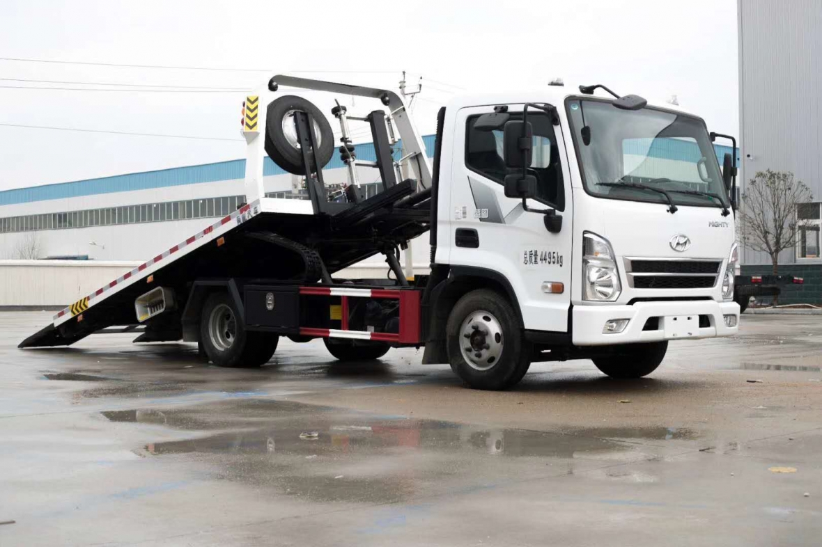 现代盛图蓝牌一拖二清障车