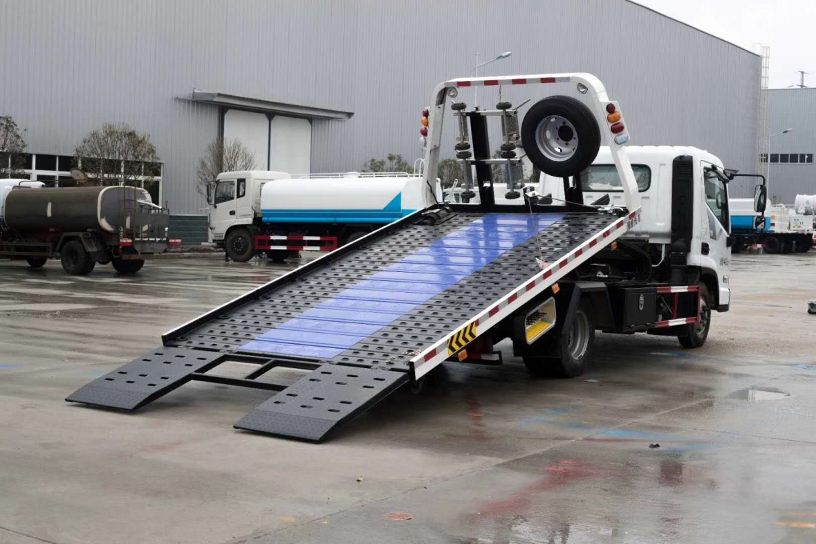 现代盛图蓝牌一拖二清障车