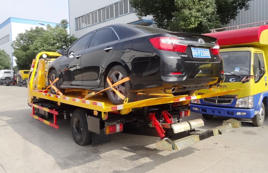 江铃蓝牌一拖二清障车