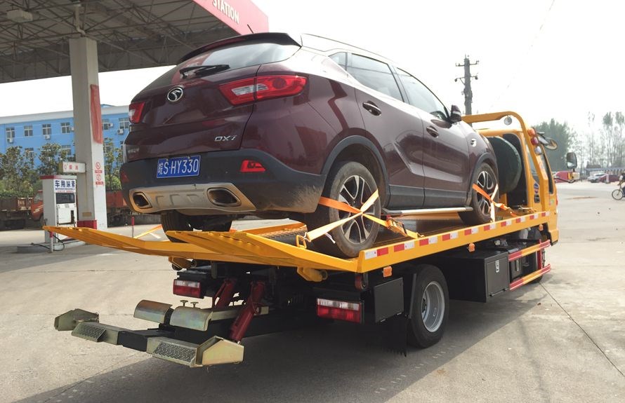 江淮蓝牌一拖二清障车