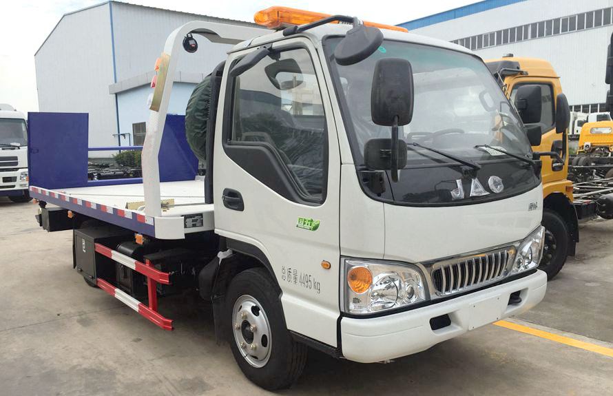 江淮蓝牌一拖二清障车