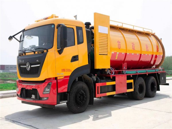 东风天龙22方清洗吸污车