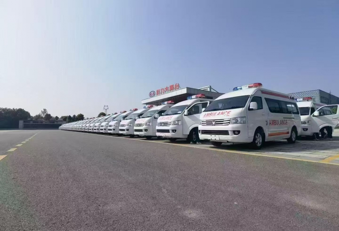 60台救护车出口
