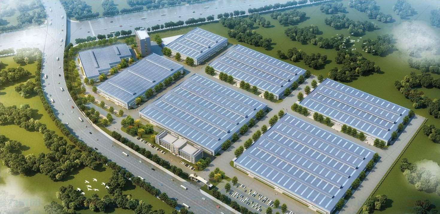 程力汽车集团武汉黄陂程力重工工业园航拍