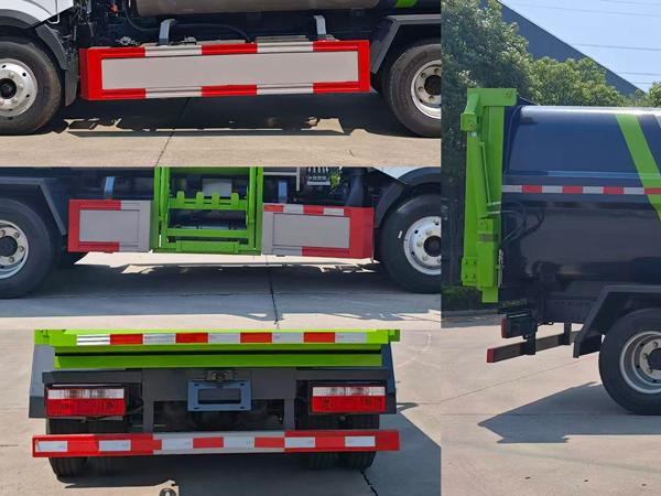 CLW5040ZZZAHE型自装卸式垃圾车实拍3
